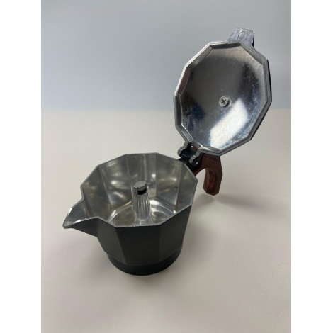 Moka pot Kaffia Black 3 cups - USED/DISCOUNTED