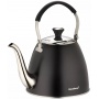 Klausberg Gooseneck stainless steelteapot with elegant design and removable strainer, ideal for making tea and herbal infusions. Suitablefor all types of cookers, including induction.