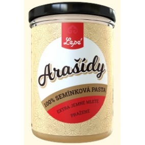 Lepé Peanut paste / butter 100% 400g - finely ground, gluten and palm oil free