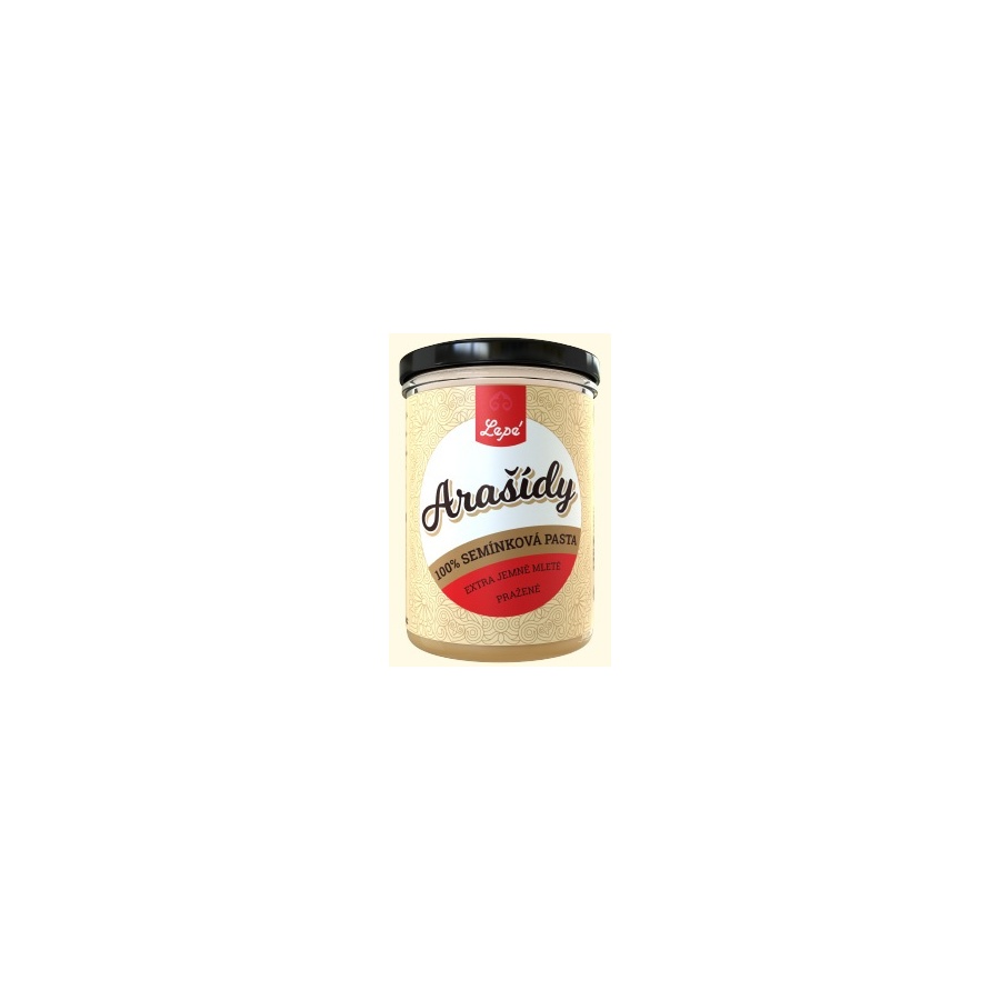 Lepé Peanut Paste / Butter 100% 400g – finely ground, gluten-free, and palm oil-free