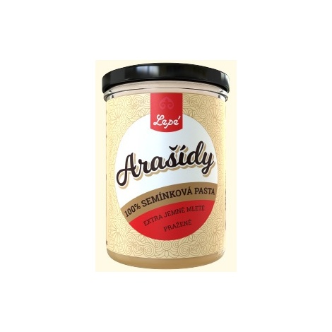 Lepé Peanut Paste / Butter 100% 400g – finely ground, gluten-free, and palm oil-free