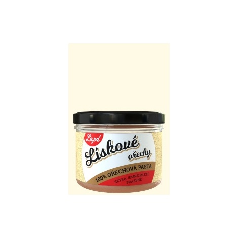 Lepé Pasta z orzechów laskowych 200g - 100% orzechów laskowych, bez glutenu i oleju palmowego
