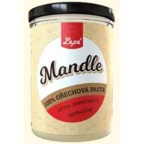 Lepé Mandlové máslo 400g - 100% přírodní ořechová pasta