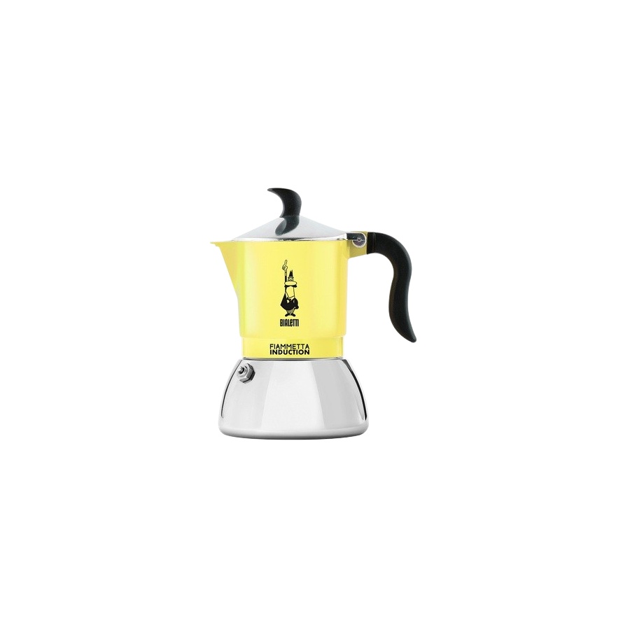 Bialetti Moka Induction Fiammetta -  2 šálky žlutá NEW