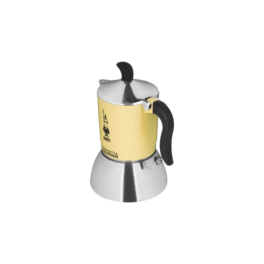 Bialetti Moka Induction Fiammetta - 2 cups yellow NEW