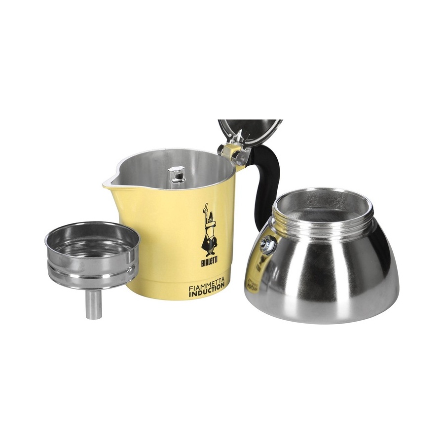 Bialetti Moka Induction Fiammetta -  2 šálky žlutá NEW