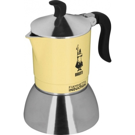 Bialetti Moka Induction Fiammetta - 2 cups yellow NEW