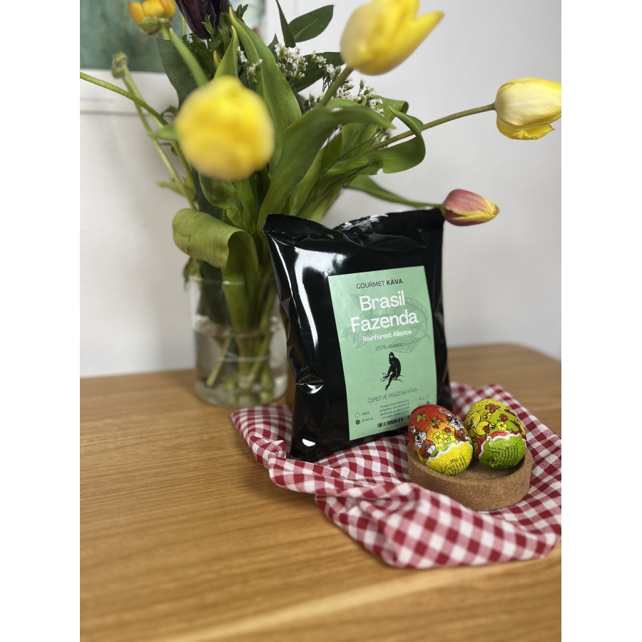 Brazílie Fazenda Rainforest, zrnková káva arabica