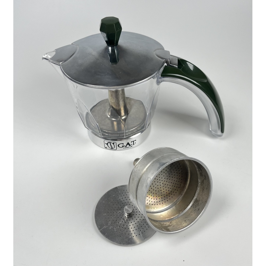 G.A.T. Vintage 4-6 electric moka kettle green - USED/DISCOUNTED