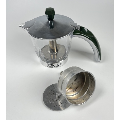 G.A.T. Vintage 4-6 electric moka kettle green - USED/DISCOUNTED