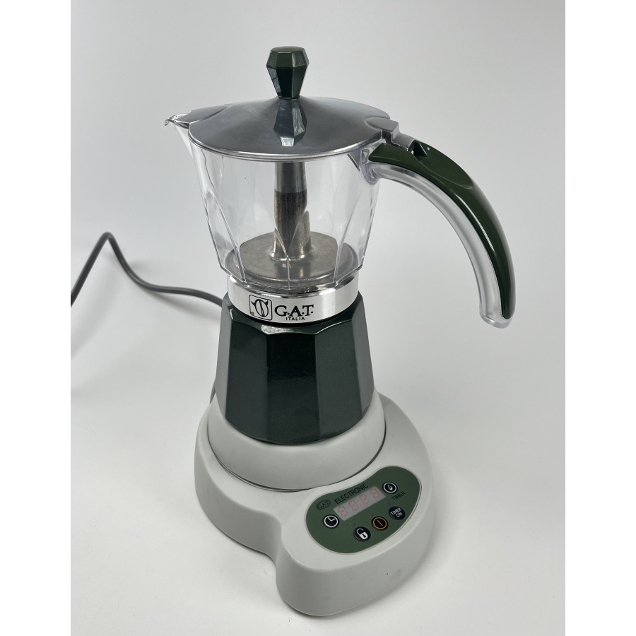 G.A.T. Vintage 4-6 electric moka kettle green - USED/DISCOUNTED