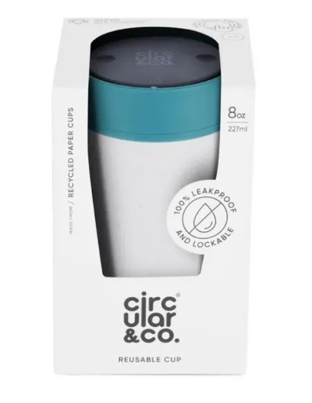 Kelímek Circular Cup (rcup) Chalk and Aquamarine 227 ml