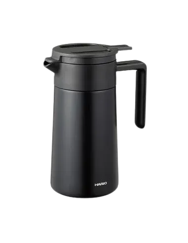 Hario 600 ml thermo jug with ceramic surface - BLACK