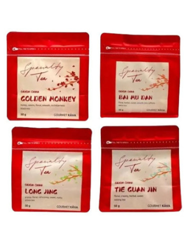 Degustační set  3+1 sypaných čajů Specialty tea
