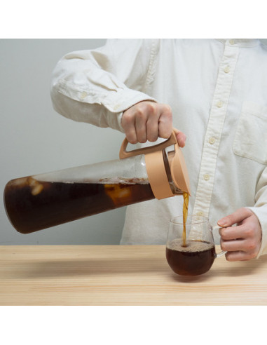 Kávovar na studenou kávu Hario Mizudashi  - Mocha 1l