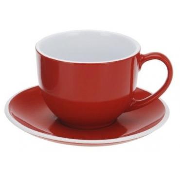 Cappuccino cup 220ml red