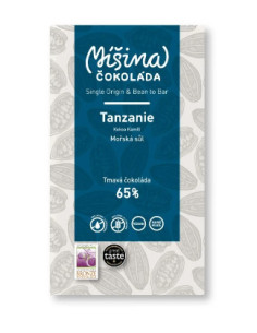 Chocolate Mixed chocolate, Tanzania with sea salt, 65%