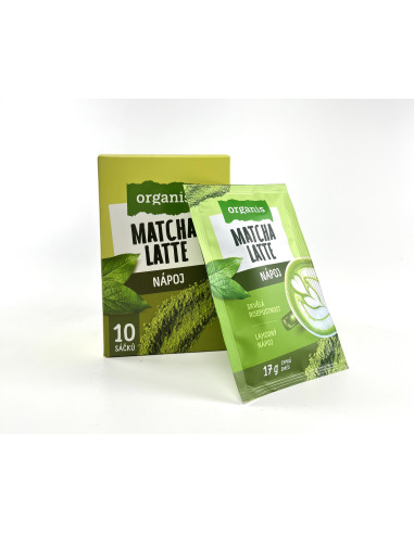Allnature Organis Matcha Latte 10 x 17 g