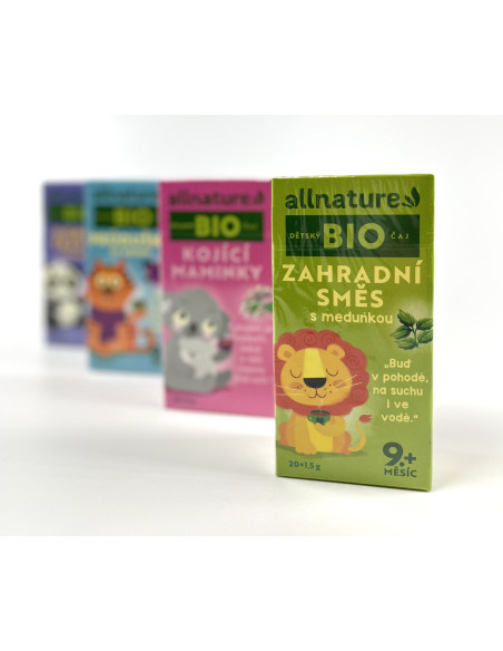 Allnature BIO Children's tea Garden blend with lemon balm 20x1,5 g
