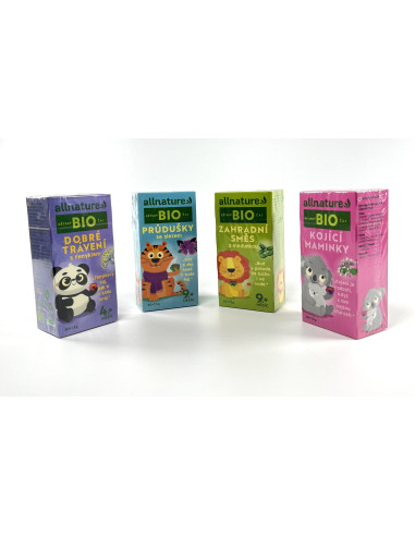 Allnature BIO Children's tea Garden blend with lemon balm 20x1,5 g