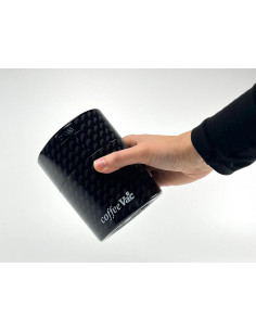 Vakuová dóza Tightvac 250g - černá vzor kávy 2