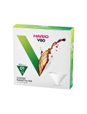 Paper filters Hario V60-01 40 pcs, white (VCF-01-40W)
