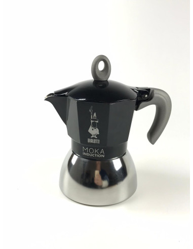 Bialetti Moka Induction 4 šálky černá - Kosmetická vada/SLEVA