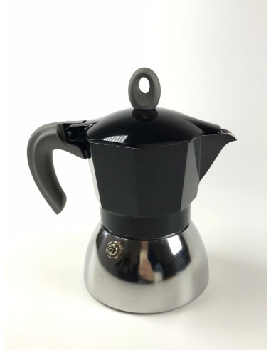 Bialetti Moka Induction 4 cups black - Cosmetic defect / DISCOUNT