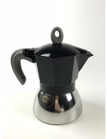 Bialetti Moka Induction 4 cups black - Cosmetic defect / DISCOUNT