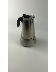 Moka pot Kaffia 6 cups stainless steel - Used/Left 2