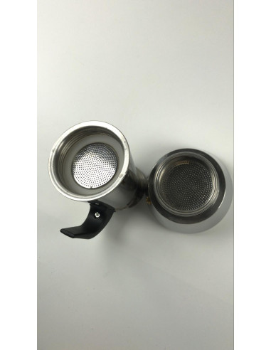 Moka pot Kaffia 6 cups stainless steel - Used/Left