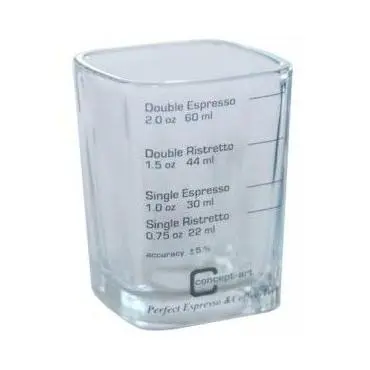 Esspresso üveg (mérőpohár)