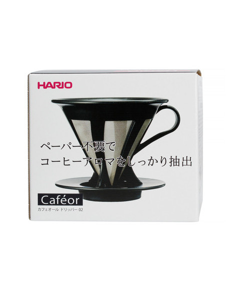 Překapávač Hario Cafeor 02 Černý