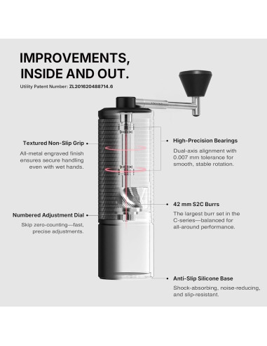 Grinder Timemore C5 ESP PRO Black