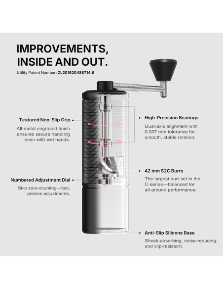 Grinder Timemore C5 ESP PRO Black