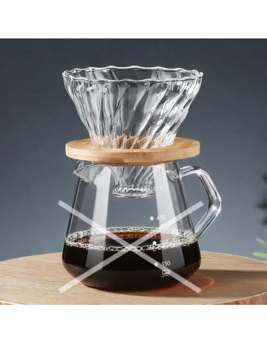 Dripper Kaffia Glass 2-4 cups