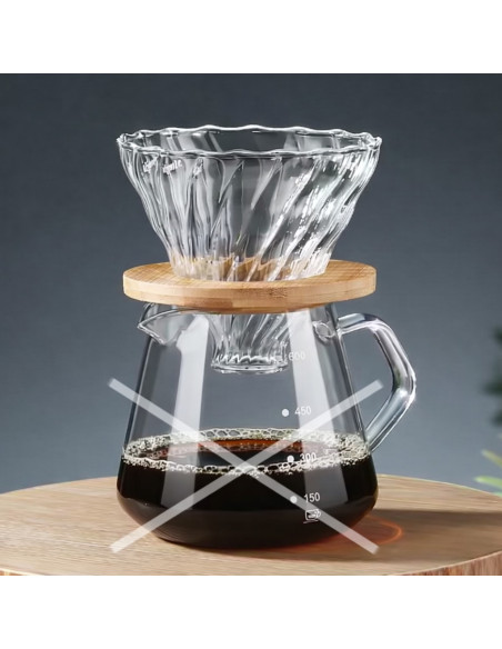 Dripper Kaffia Glass 2-4 cups