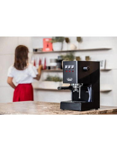 GAGGIA Classic EVO E24 Lever-Style Espresso Machine, Black
