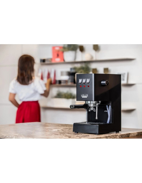 GAGGIA Classic EVO E24 Lever-Style Espresso Machine, Black