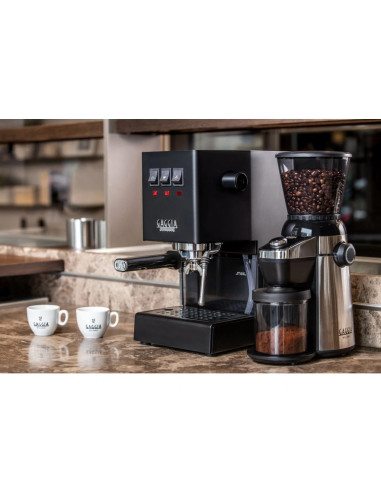 GAGGIA Classic EVO E24 Lever-Style Espresso Machine, Black