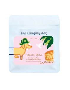The Naughty dog PIRATE RUM barrel coffee - geisha 200g