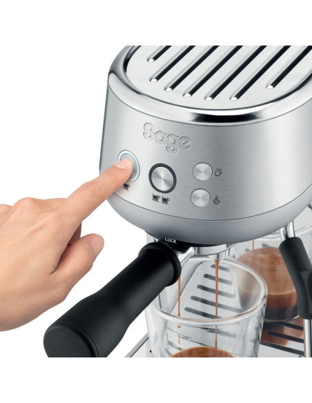 Lever coffee machine SAGE SES450BSS silver