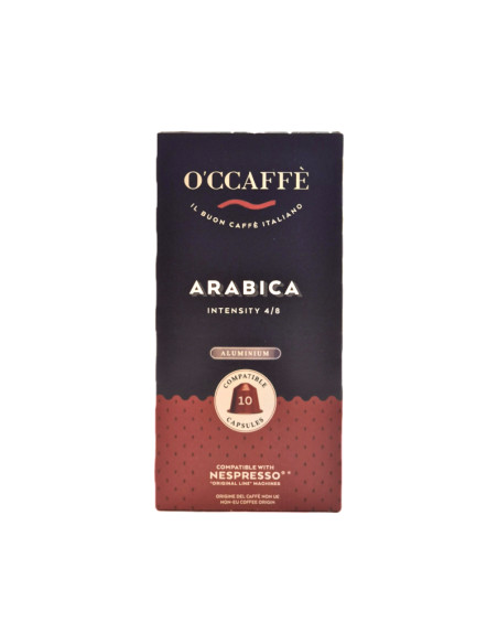 O'Ccaffé Arabica capsules for Nespresso® 10 pcs