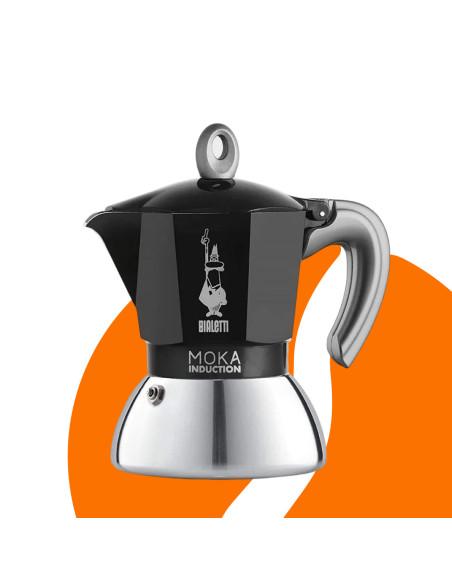 Bialetti Moka Induction 4 šálky černá NEW