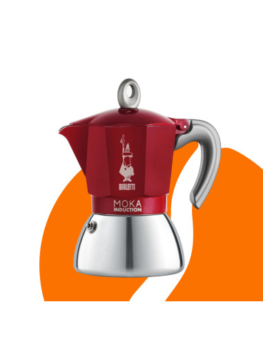 Bialetti Moka Induction 2 cups red NEW