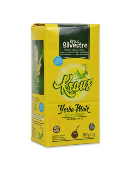 Yerba Mate Kraus Silvestre with mint 500 g