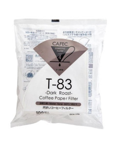 Cafec Dark Roast paper filters size. 02, 100 pcs (DC4-100W)