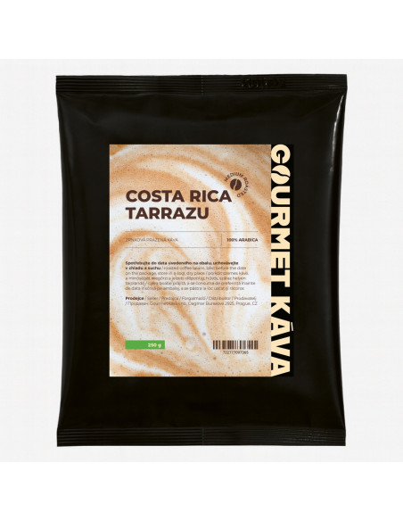 Kostarika: Tarrazu, zrnková káva arabica, STŘEDNĚ PRAŽENÁ