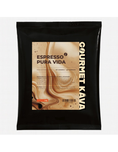 Espresso blend Pura Vida, whole bean coffee