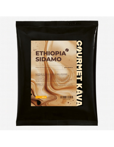 Etiopie Sidamo, zrnková káva arabica